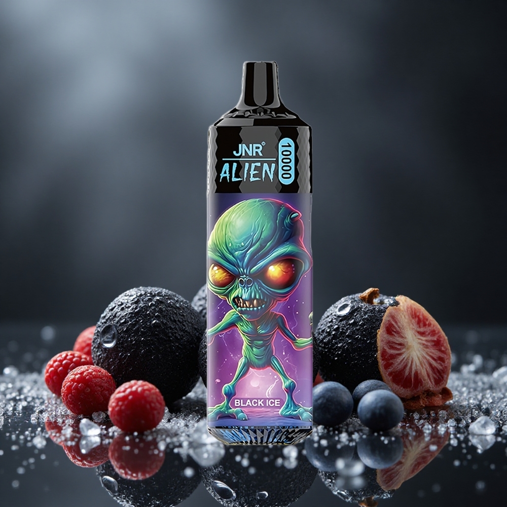 JNR Alien 10000 パフ 850mAh バッテリー ブラックアイス