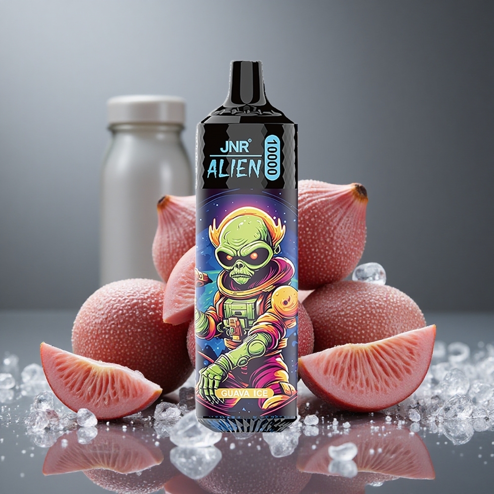 JNR Alien 10000 パフ グアバアイス 850mAh 20ml