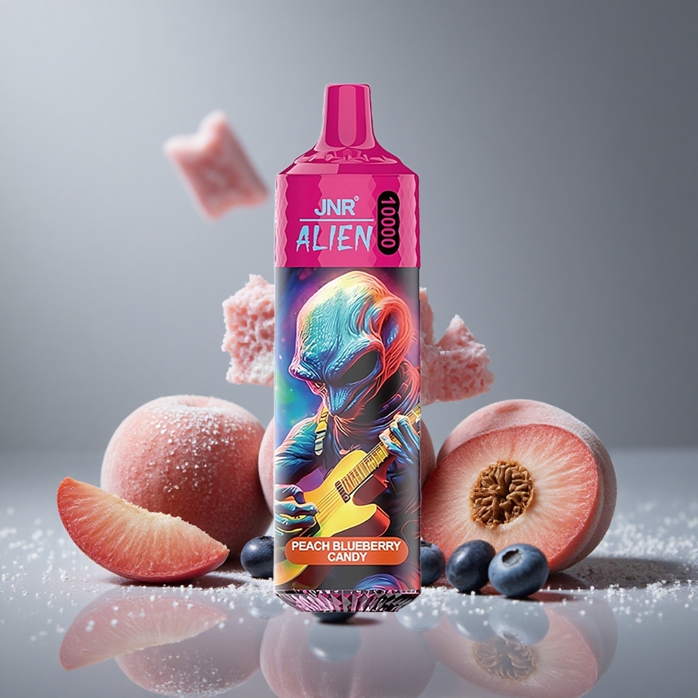 JNR Alien 10000 パフ ピーチブルーベリーキャンディ 850mAh 20ml