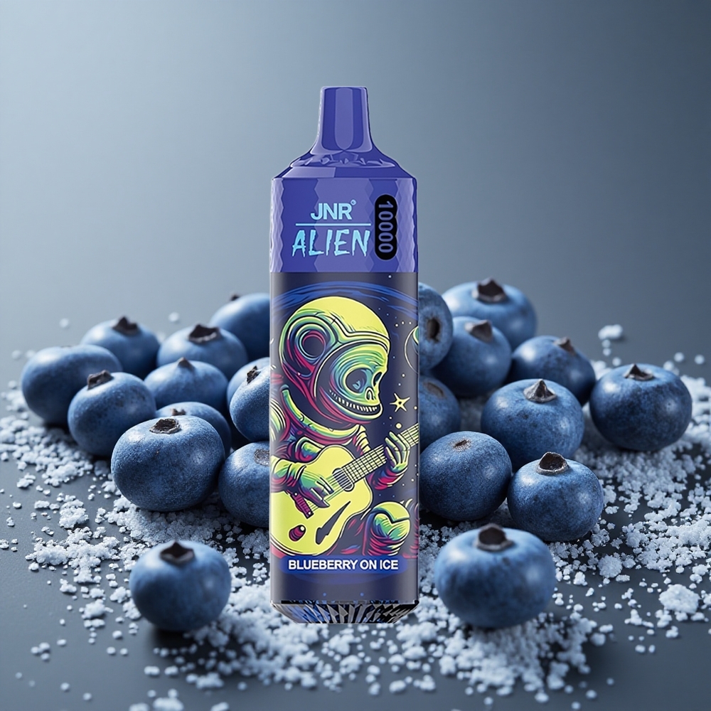 JNR Alien 10000 パフス 850mAh ブルーベリーオンアイス