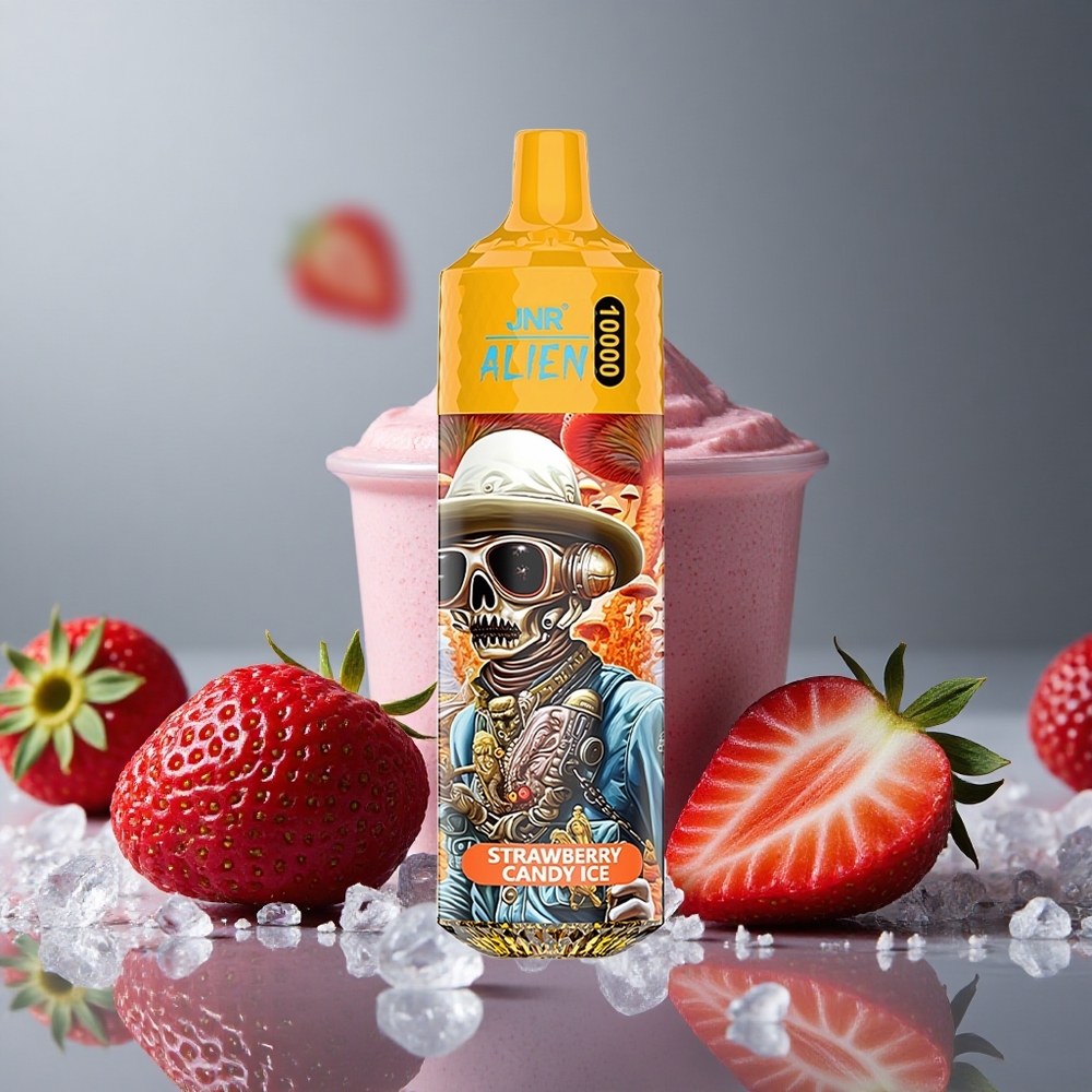 JNR Alien 10000パフ ストロベリーキャンディーアイス 850mAhバッテリー 20mlリキッド