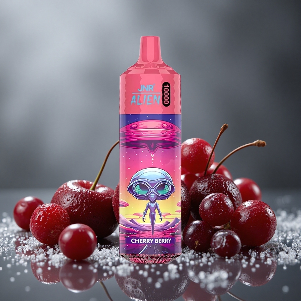 JNR Alien 10000パフ チェリーベリー 850mAhバッテリー 20mlリキッド