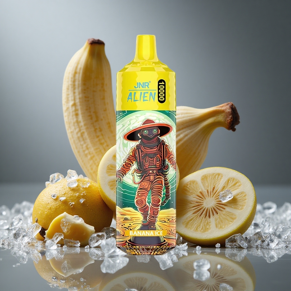 JNR Alien 10000パフ バナナアイス 850mAh 20ml