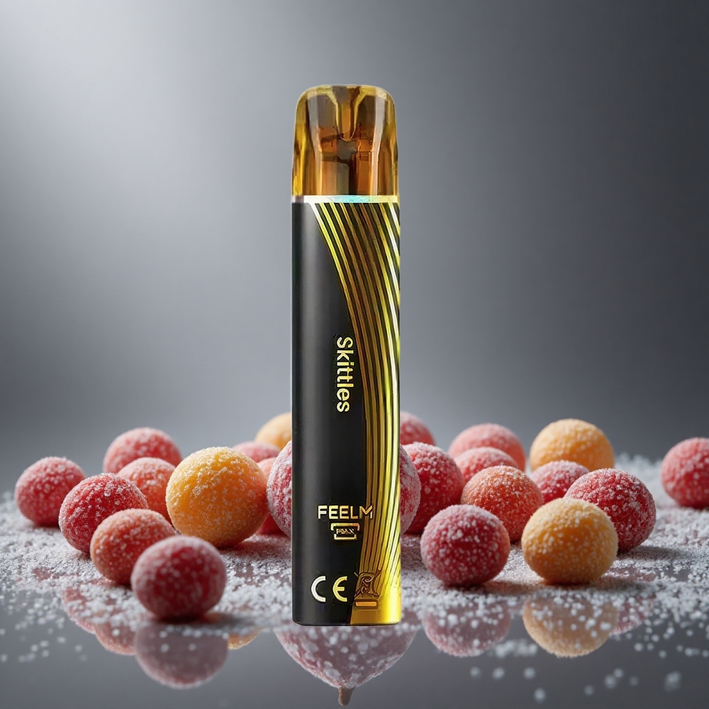 JNR BlackGolden 600+200パフ スキットル 2ml 550mAh