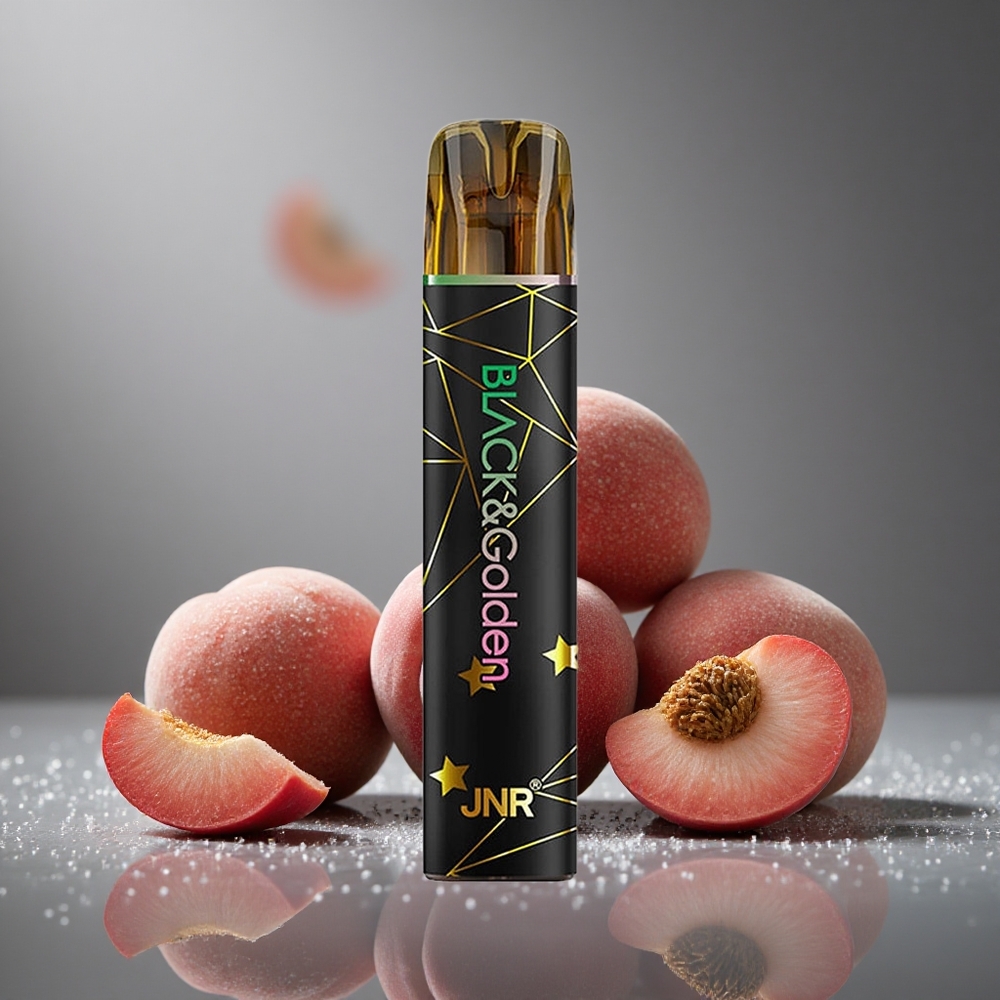 JNR BlackGolden 600+200パフ ピーチ味 550mAh 2ml