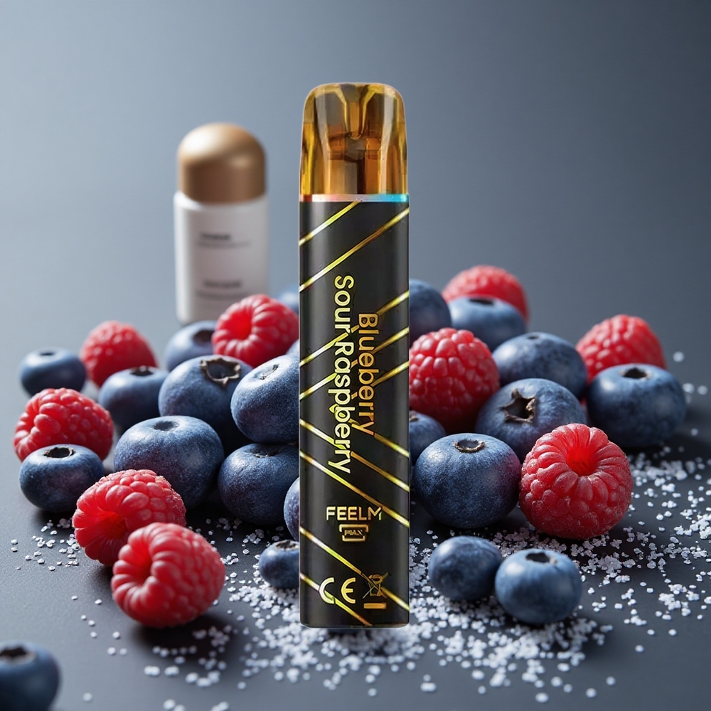 JNR BlackGolden 600+200パフ ブルーベリーサワーラズベリー 550mAh 2ml