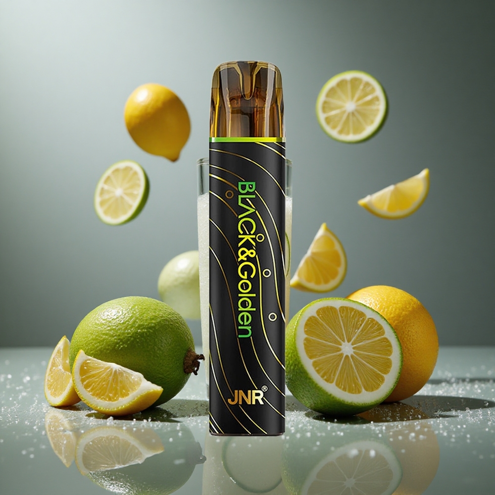 JNR BlackGolden 600+200パフ レモンライム 550mAh 2ml