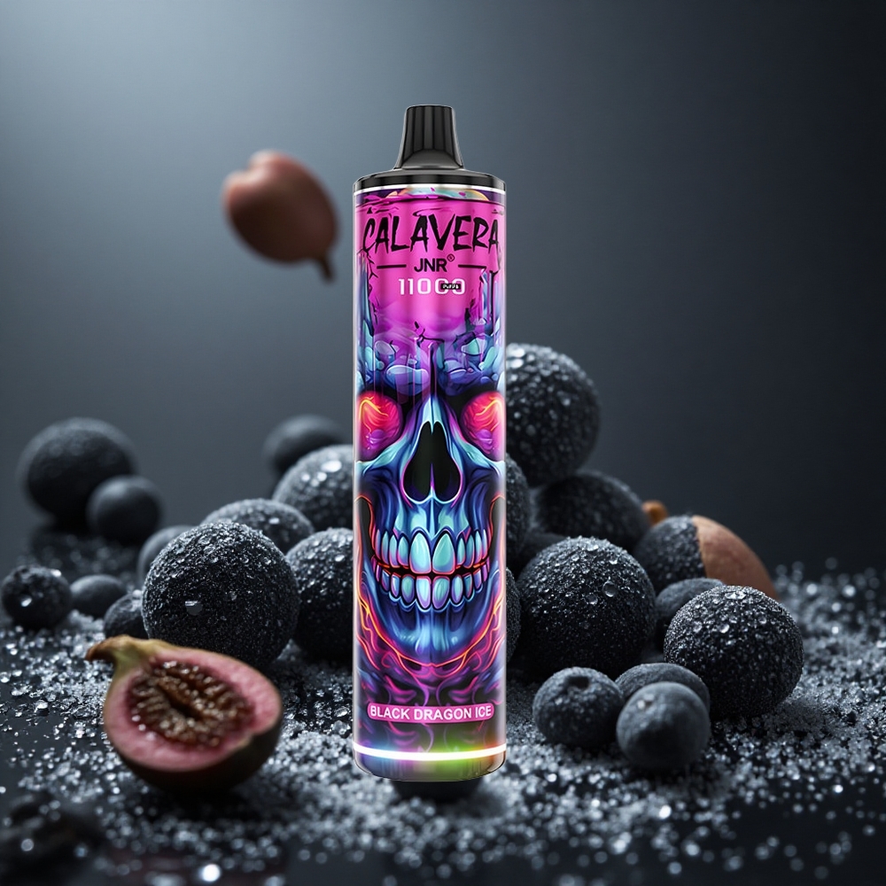JNR Calavera 11000パフ ブラックドラゴンアイス Type-C充電ポート 21mlリキッド容量