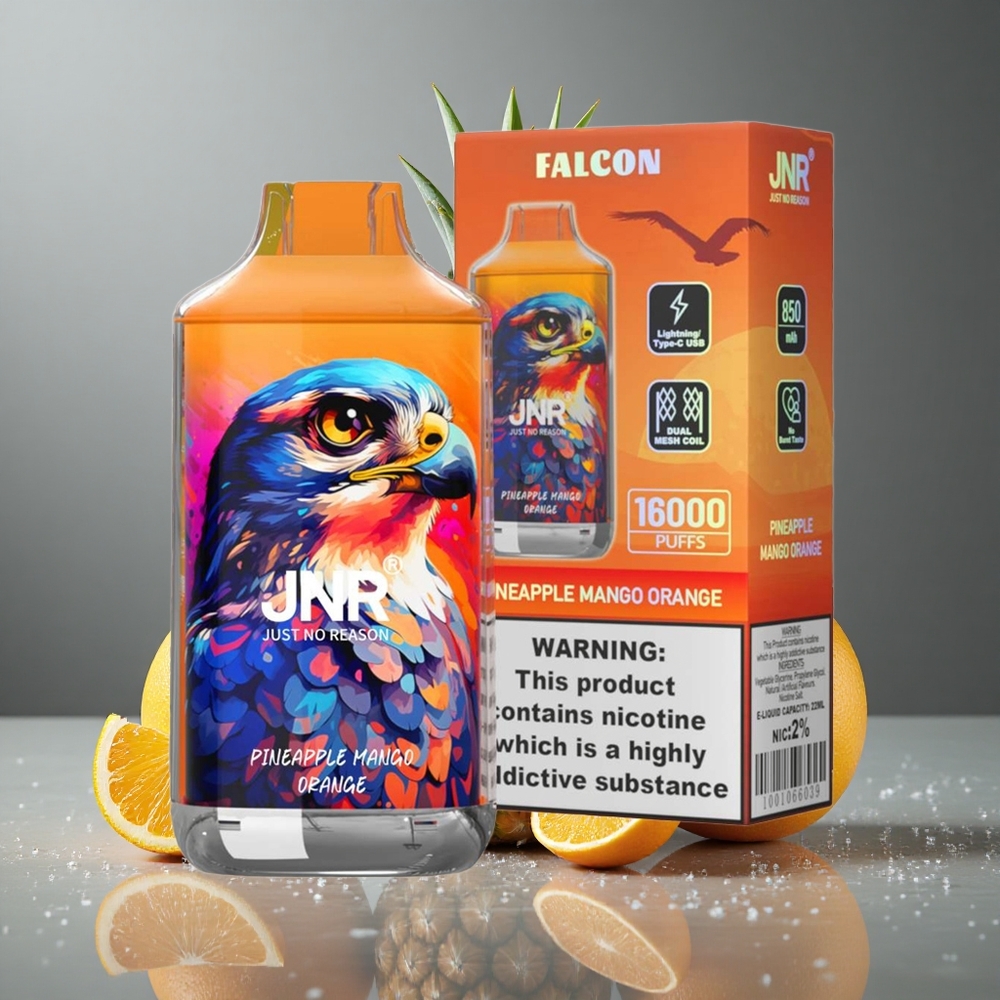 JNR Falcon 16000 パフス パイナップルマンゴーオレンジ 850mAh 22ml