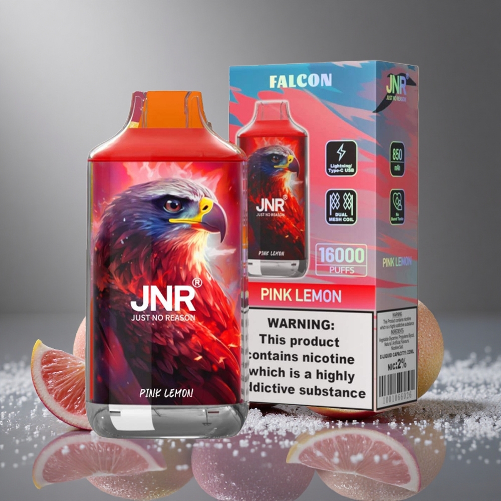 JNR Falcon 16000パフ 850mAh ピンクレモン