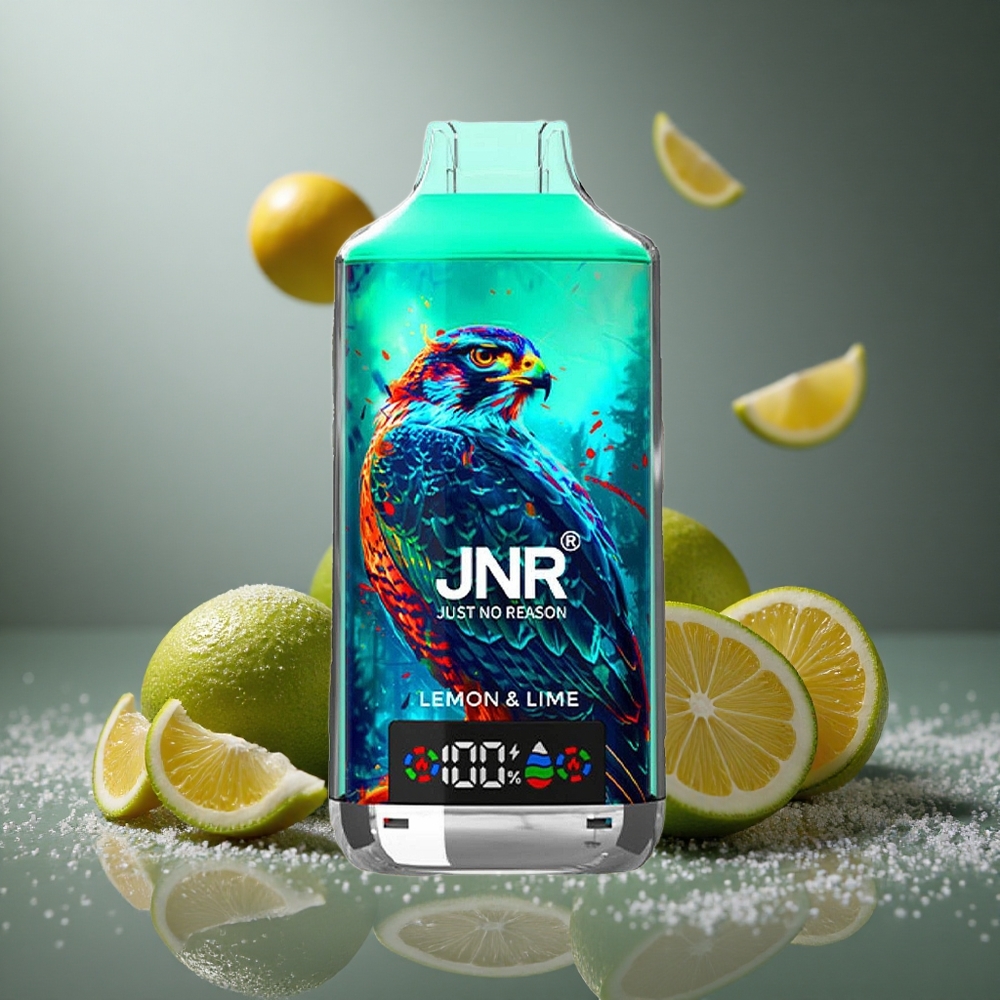 JNR Falcon X 18000 パフ デュアルメッシュコイル 24ml レモンライム