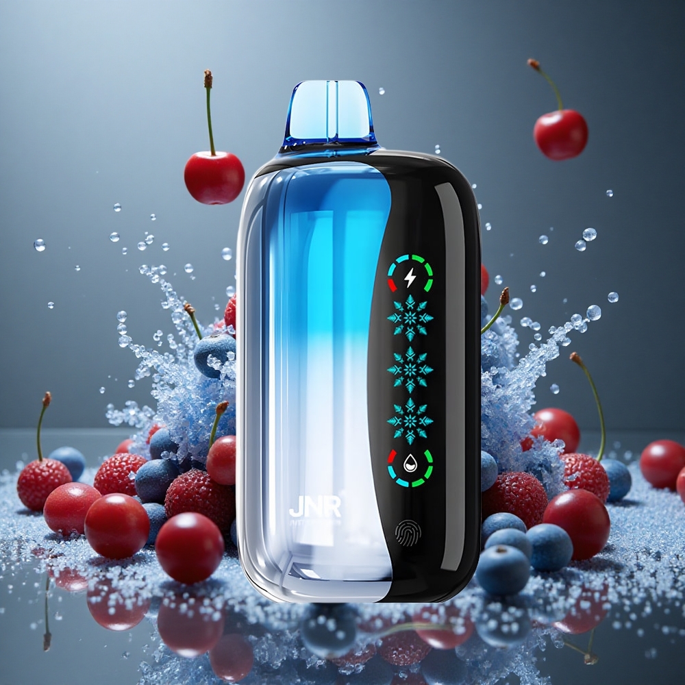 JNR Flex Ice 21000 パフ ブルーチェリーエクスプロージョン 26ml タッチスクリーン
