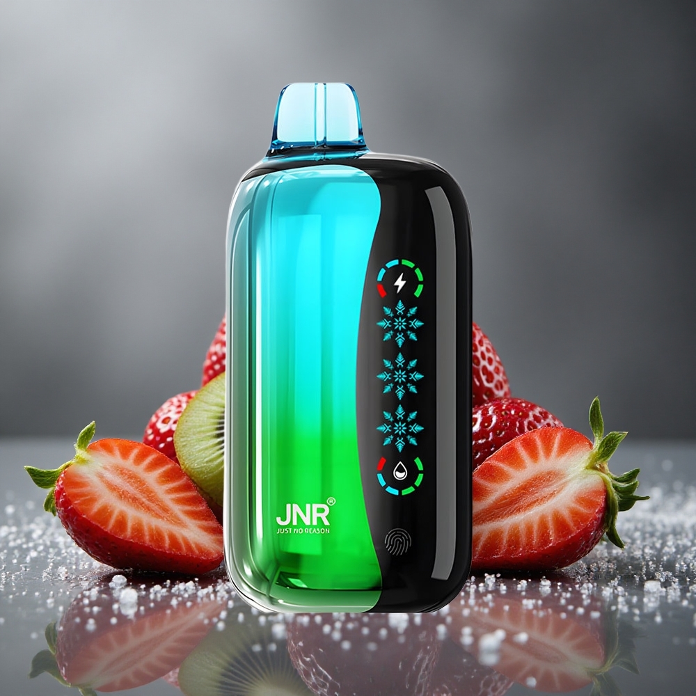 JNR Flex Ice 21000パフ ストロベリーキウイ タッチスクリーン カスタマイズ可能な気流