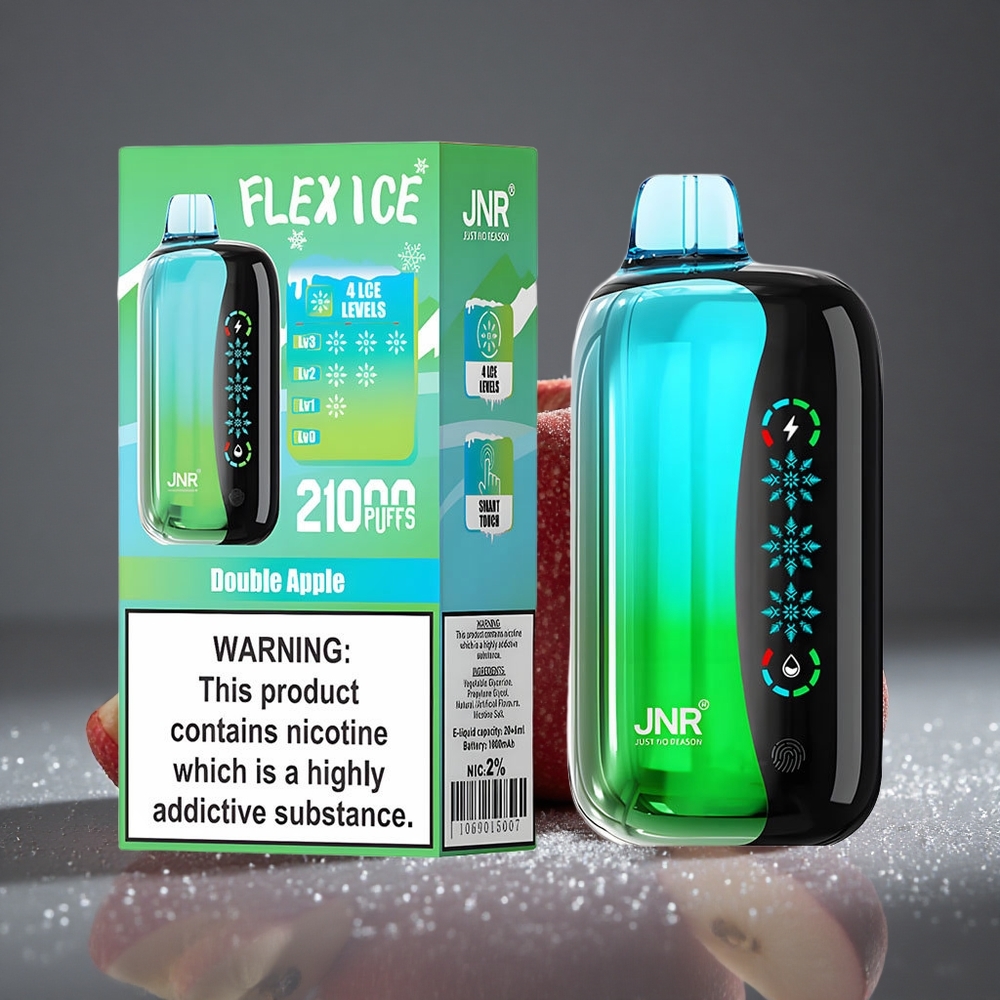 JNR Flex Ice 21000パフ ダブルアップル 氷調整 タッチスクリーン