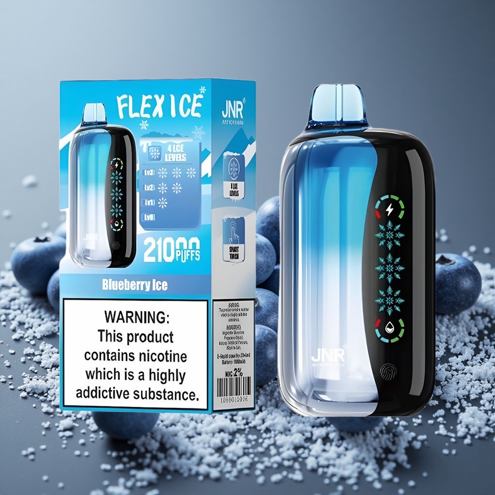 JNR Flex Ice 21000パフ ブルーベリーアイス タッチスクリーン 12オームデュアルメッシュ