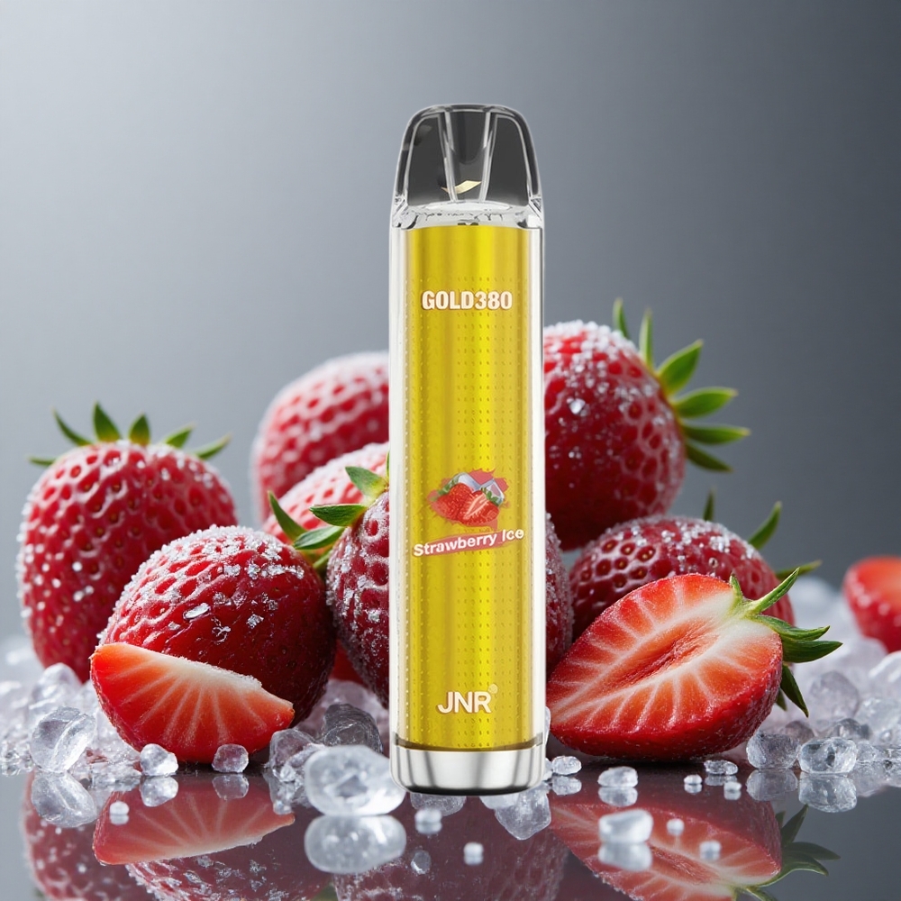 JNR Gold380 6000パフ ストロベリーアイス 1500mAh 13ml