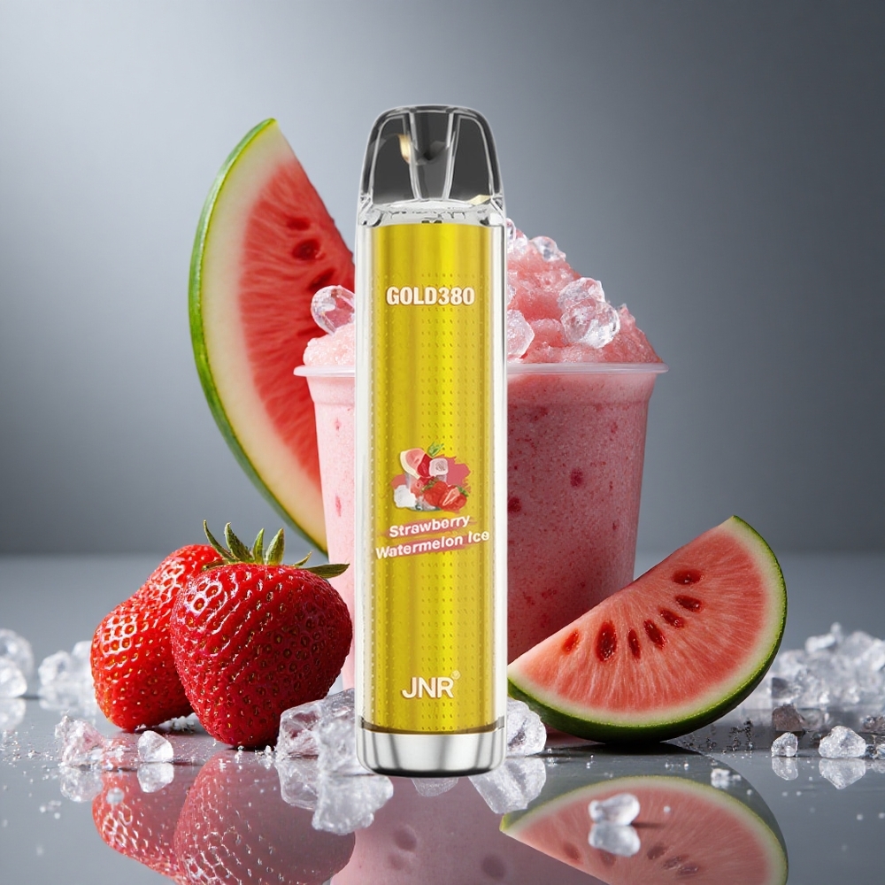 JNR Gold380 6000パフ ストロベリーメロンアイス 13ml 10オームメッシュコイル