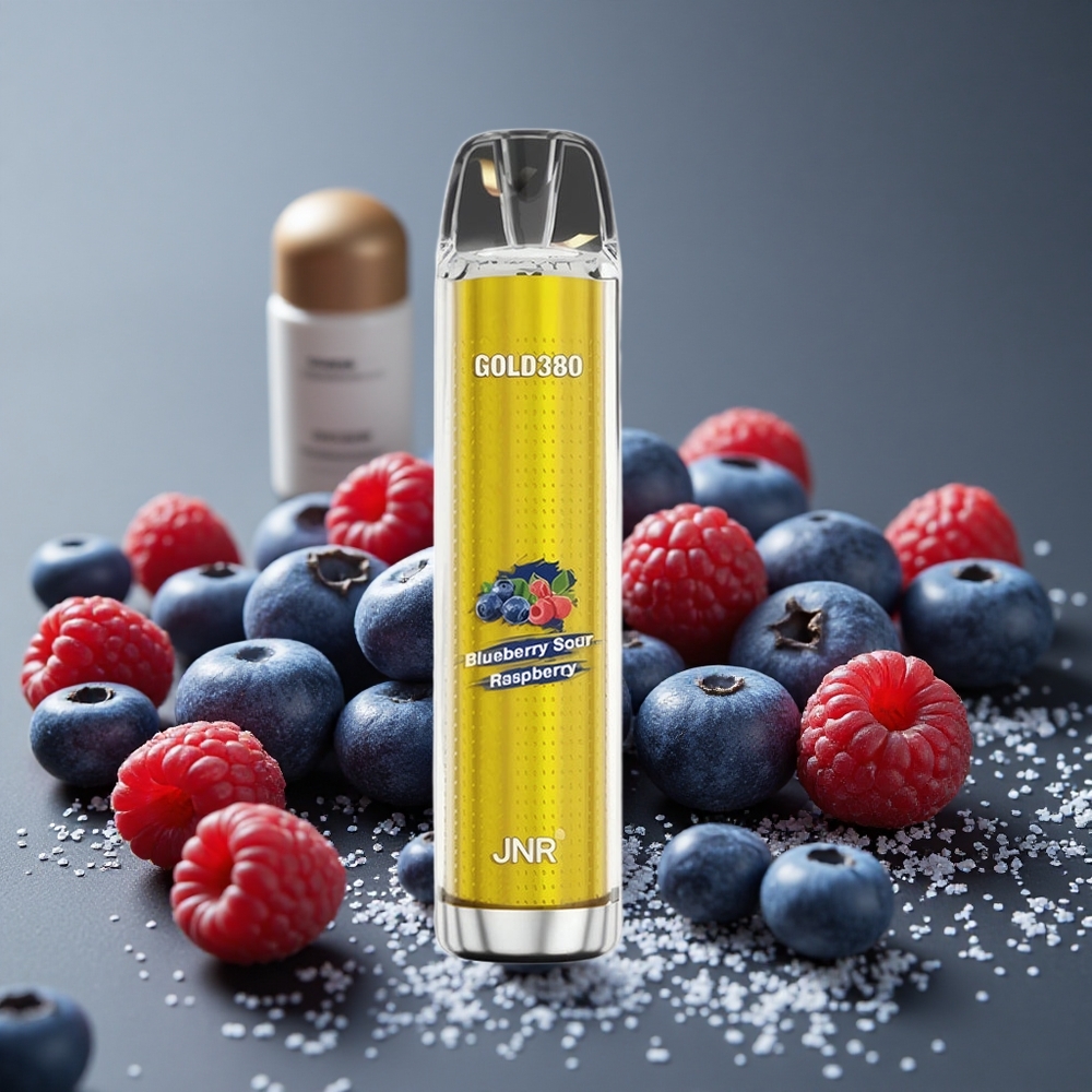 JNR Gold380 6000パフ ブルーベリーサワーラズベリー 1500mAh 13ml