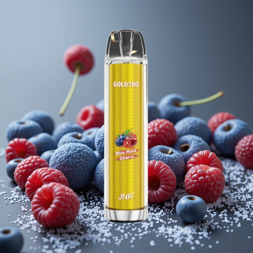 JNR Gold380 6000パフ ブルーベリーラズチェリー 13ml 1500mAh