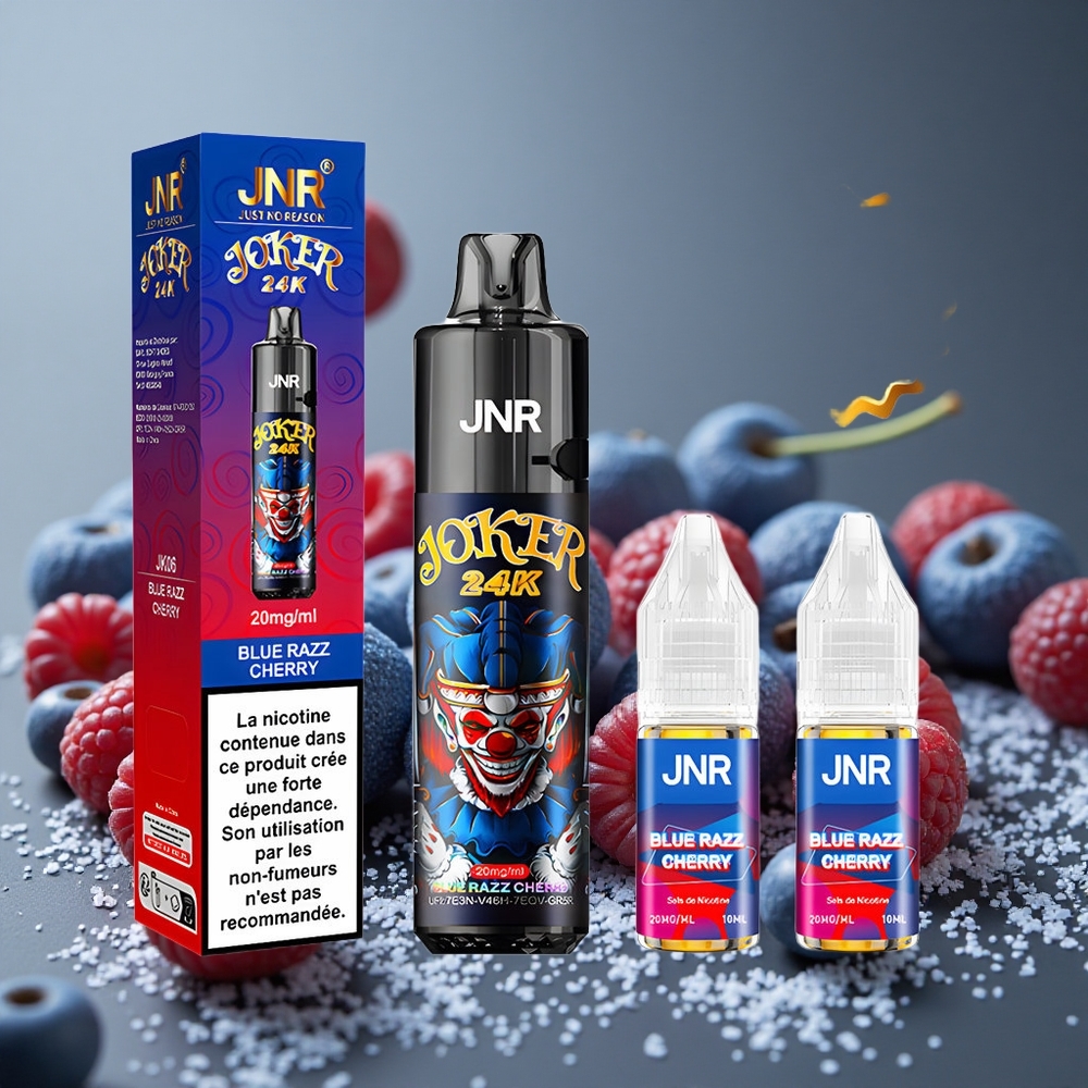 JNR Joker 24K 800mAh ブルーレズチェリー 24000パフ