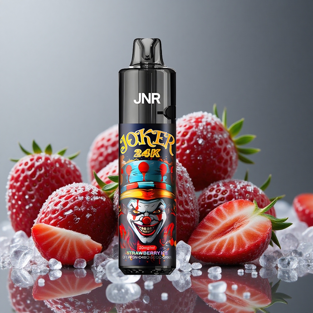JNR Joker 24K パフ ストロベリーアイス 800mAh バッテリー 2+10ml リフィル可能ポッド