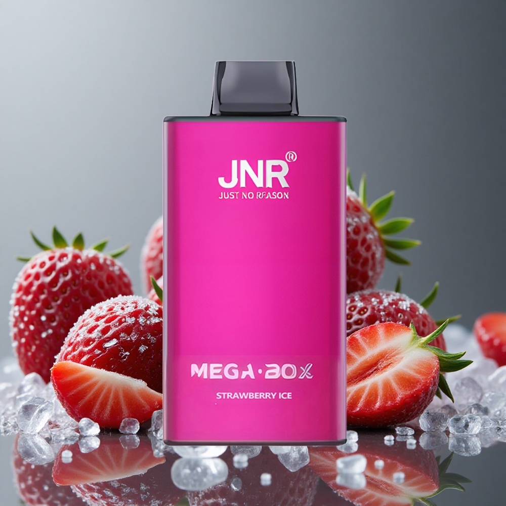 JNR Mega Box 25000パフ ストロベリーアイス 850mAh 30ml
