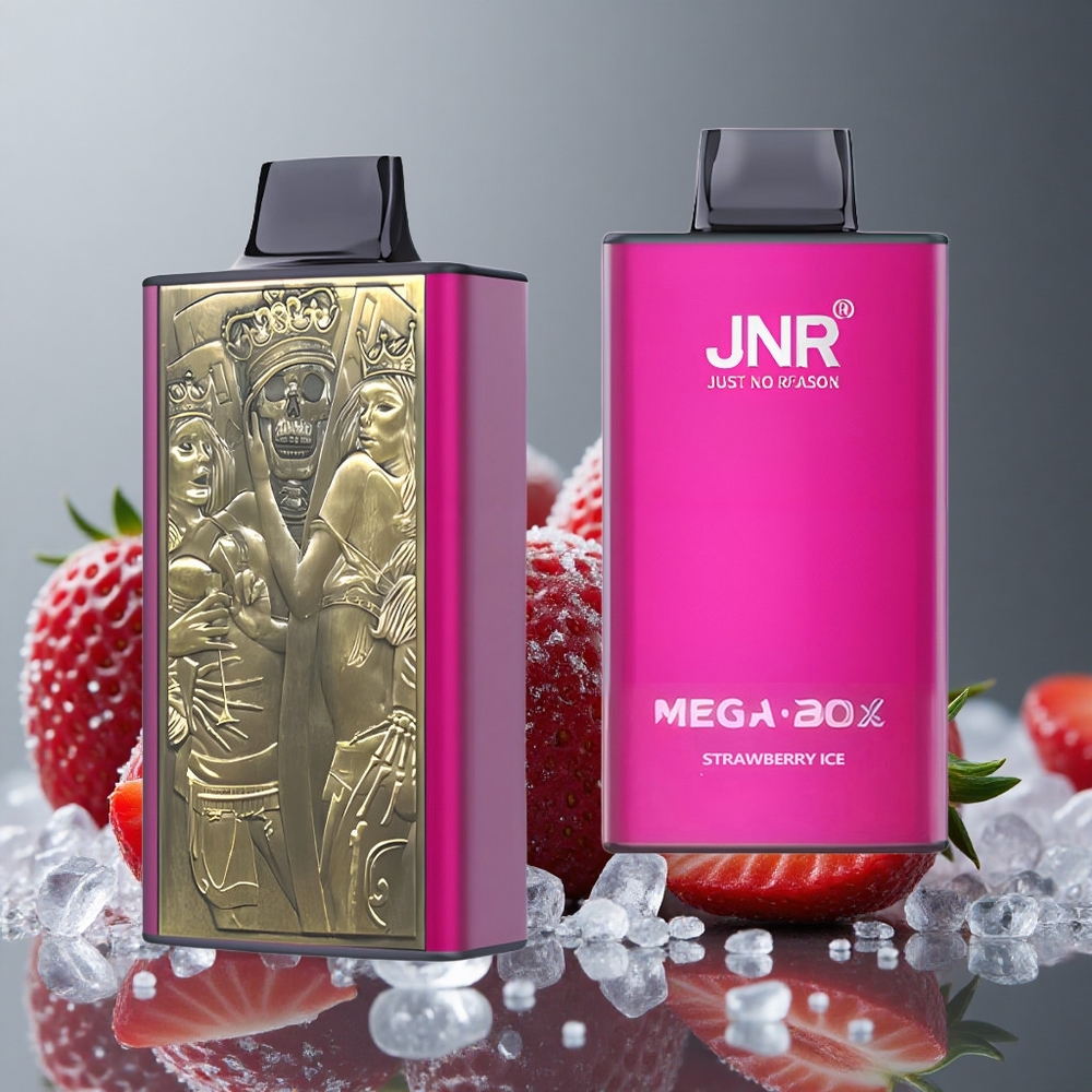 JNR Mega Box 25000パフ ストロベリーアイス 850mAh 30ml