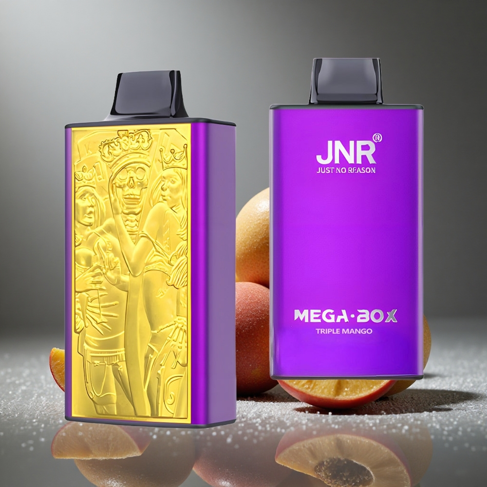 JNR Mega Box 25000パフ デュアルメッシュコイル トリプルマンゴー