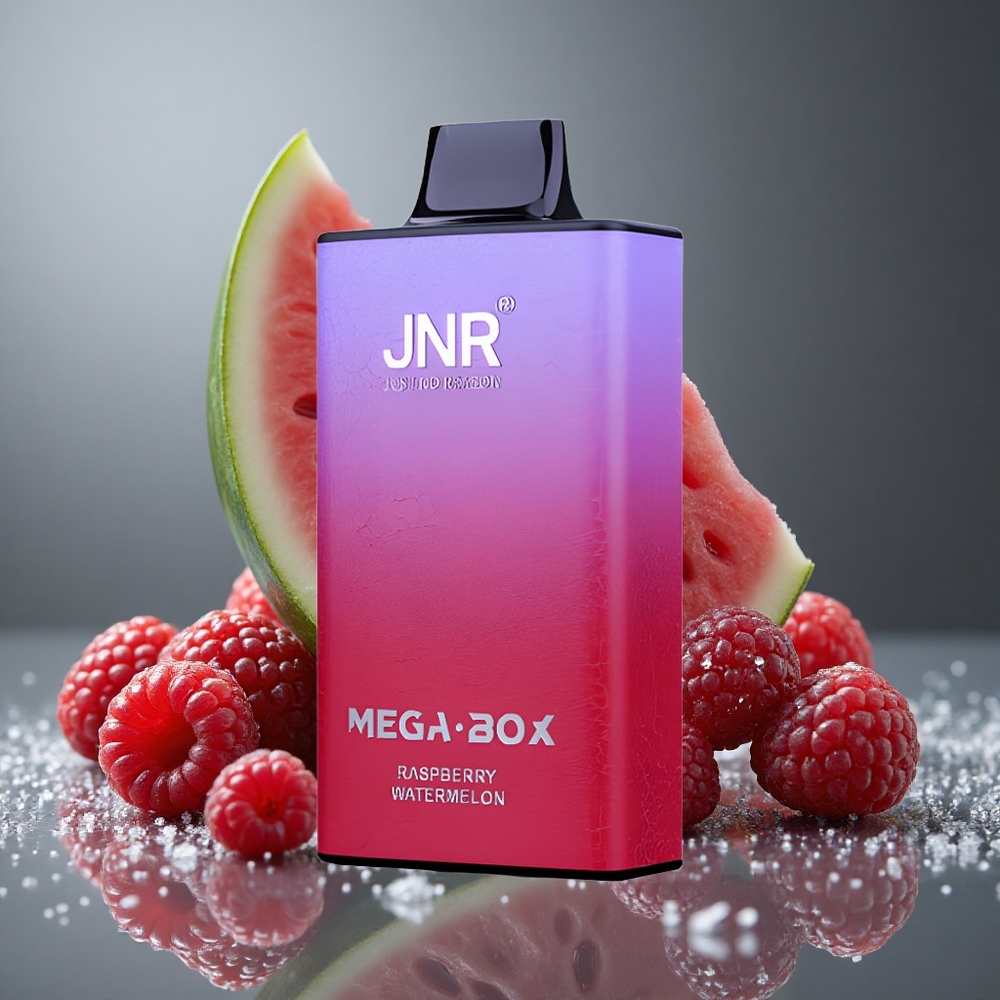 JNR Mega Box 25000パフ デュアルメッシュコイル ラズベリーウォーターメロン