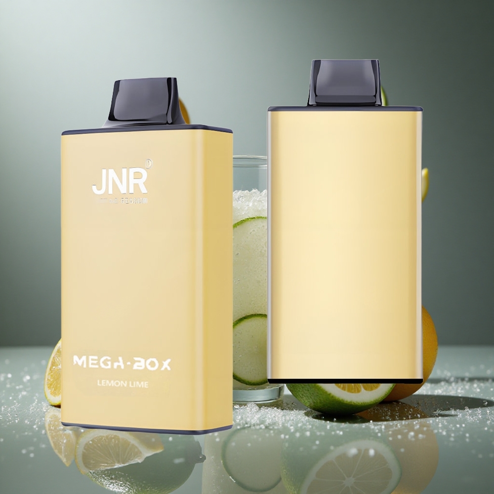 JNR Mega Box 25000パフ レモンライム デュアルメッシュコイル タイプC充電