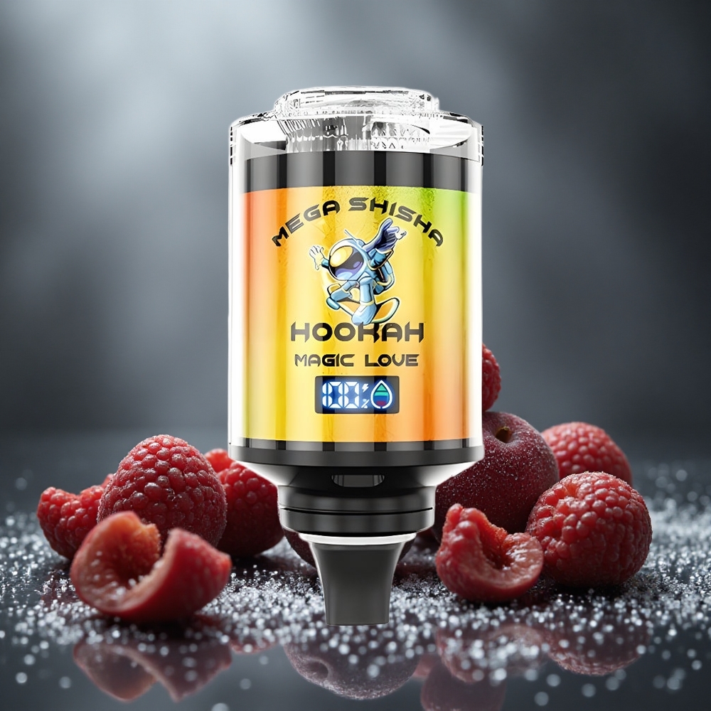 JNR Mega Shisha Hookah 100000パフ 60ml デスクトップ互換 マジックラブ