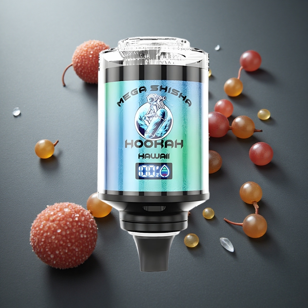 JNR Mega Shisha Hookah 100000パフ 60ml デスクトップ互換性 ハワイ