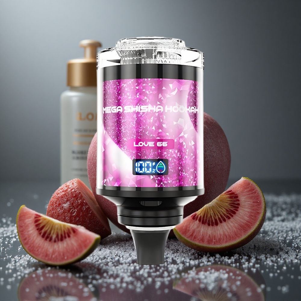JNR Mega Shisha Hookah 100K デスクトップ互換性 2200mAh 60ml 愛 66