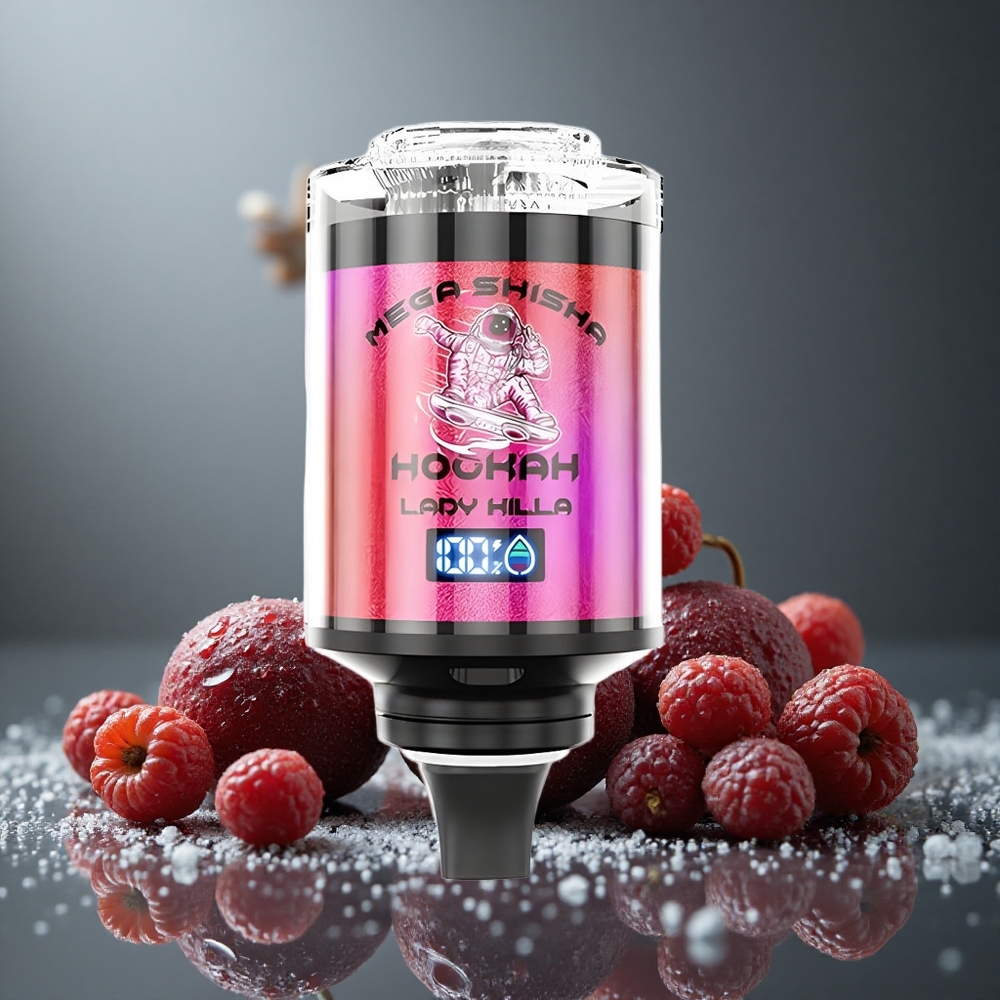JNR Mega Shisha Hookah 100K デスクトップ互換性 2200mAh リチャージャブルバッテリー レディキラー