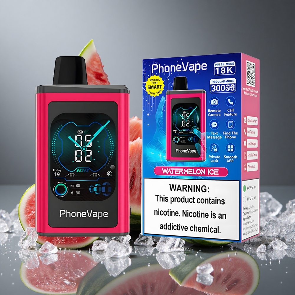 JNR PhoneVape 30000パフ スイカアイス 充電式 ターボモード