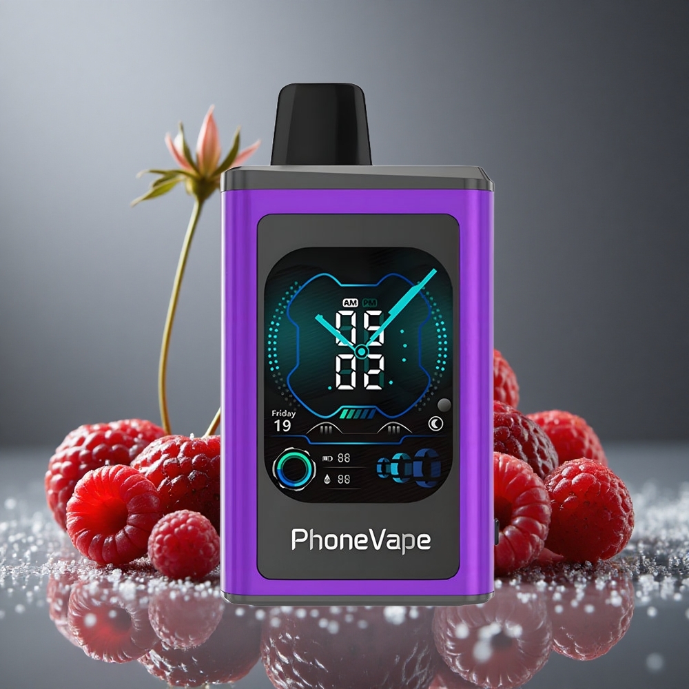 JNR PhoneVape 30000パフ チェリーストロベリーレズベリー Type-C充電 リモートカメラ