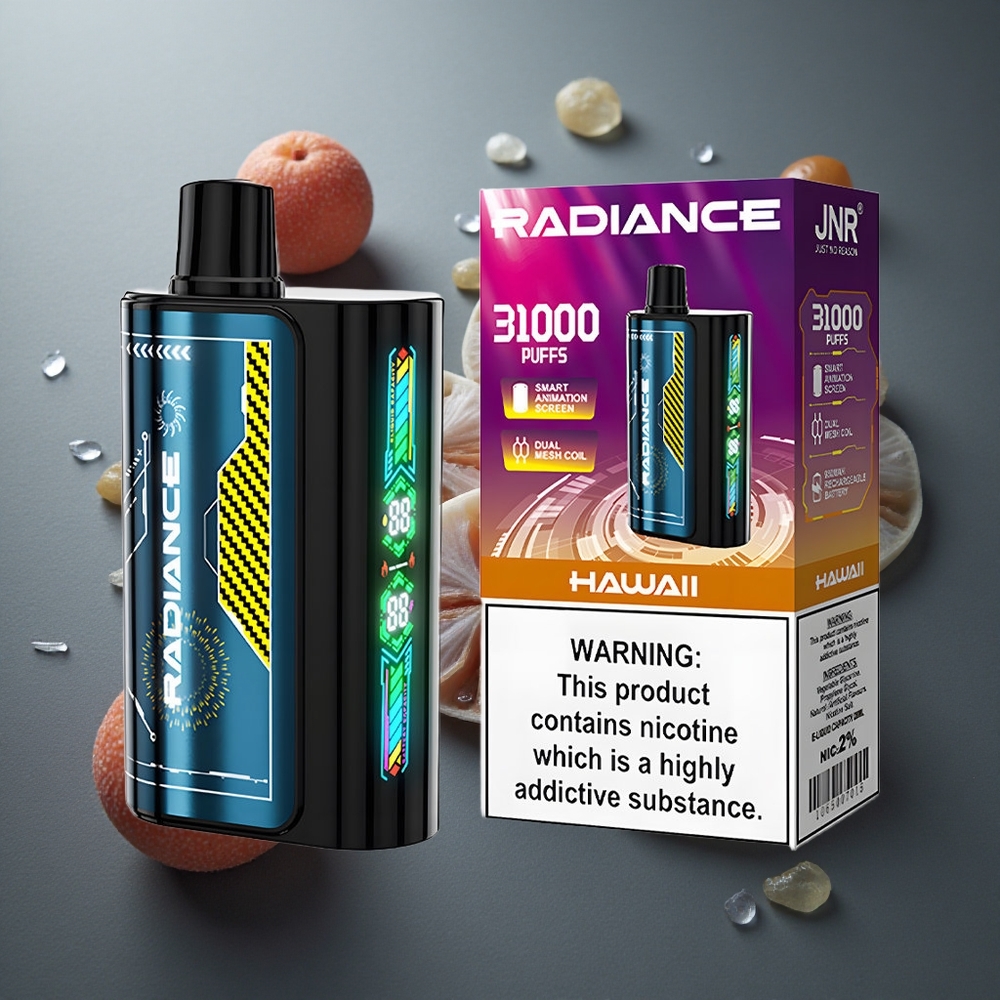 JNR Radiance 31000パフ ハワイ 28ml E-リキッド 2ニコチン