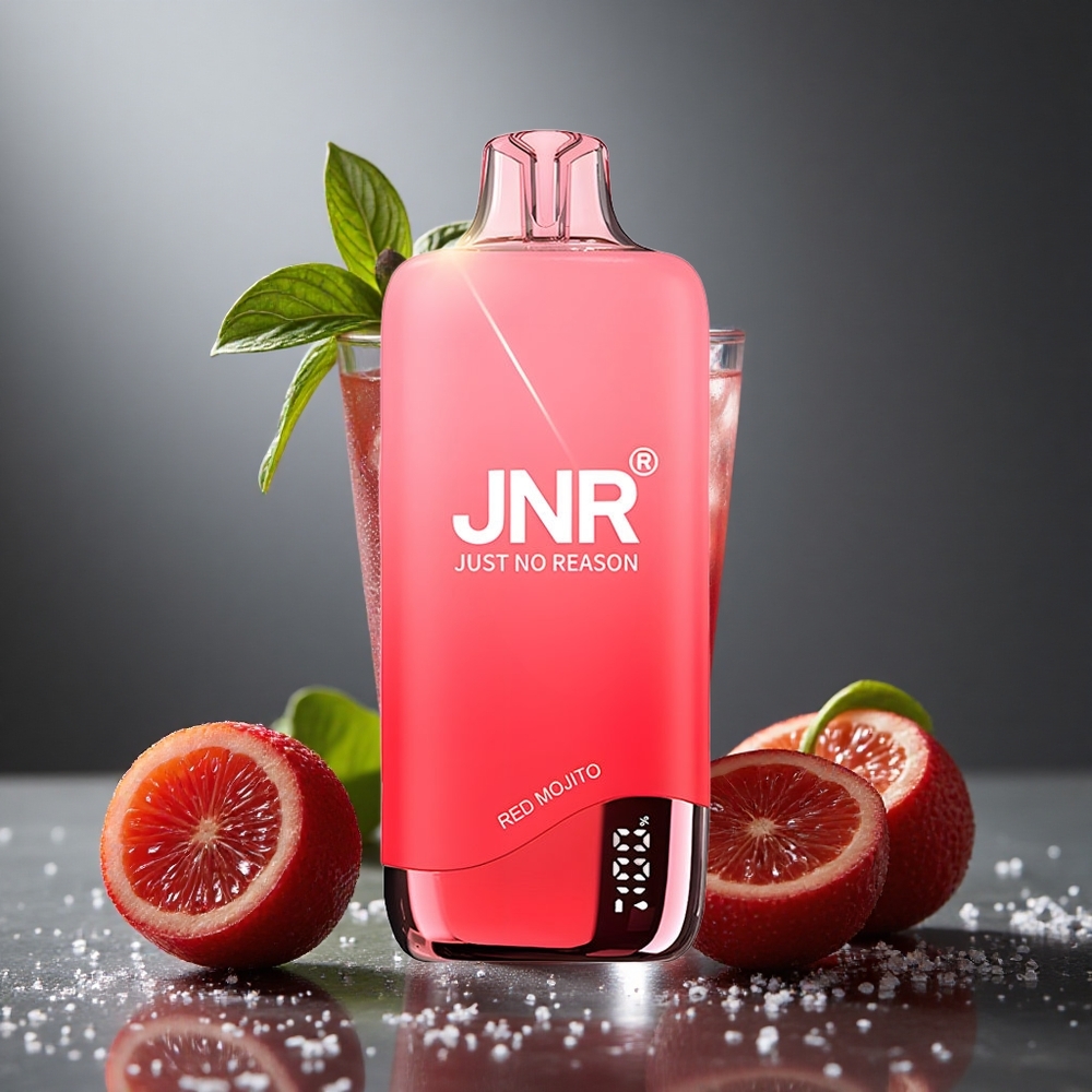 JNR Rainbow 10500パフ 600mAh バッテリー レッドモヒート