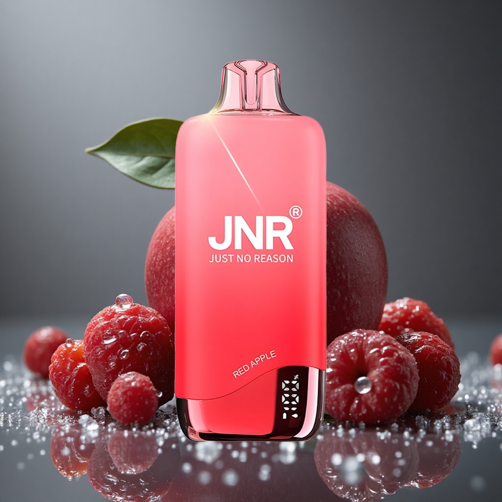 JNR Rainbow 10500パフ 600mAh レッドアップル