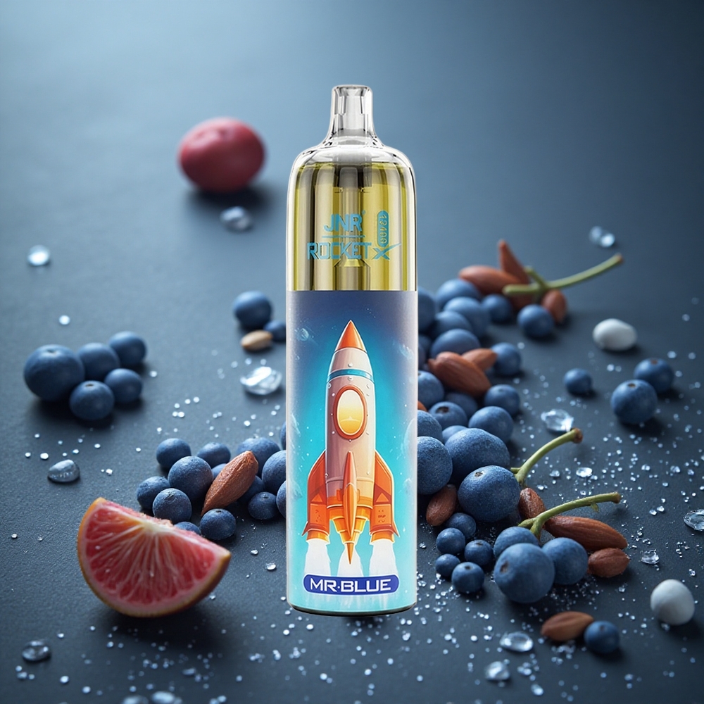 JNR Rocket-X 12400パフ ブルー 調整可能な気流 850mAh