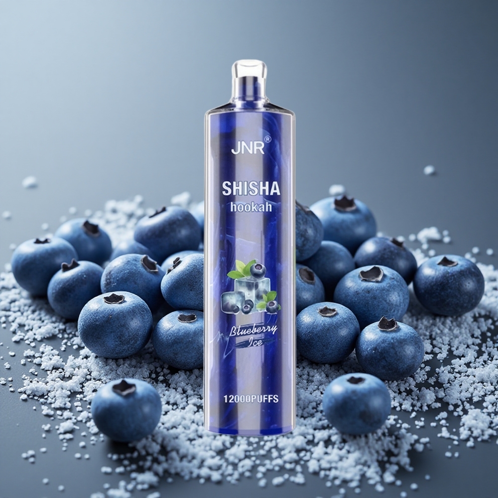 JNR Shisha Hookah 12000パフ 24ml ブルーベリーアイス ディスポーザブルベイプ