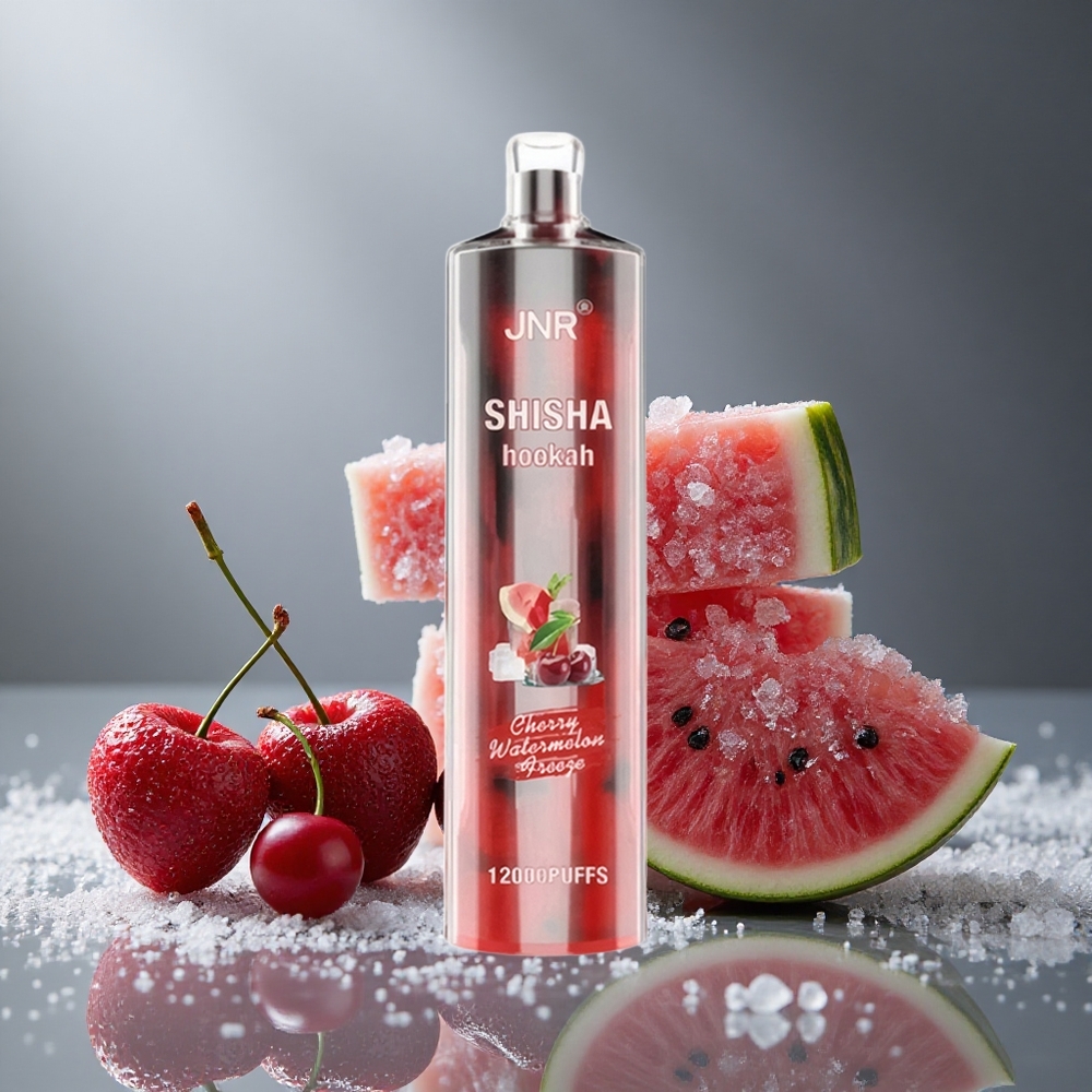 JNR Shisha Hookah 12000パフ チェリーウォーターメロンフリーズ 750mAh 24ml