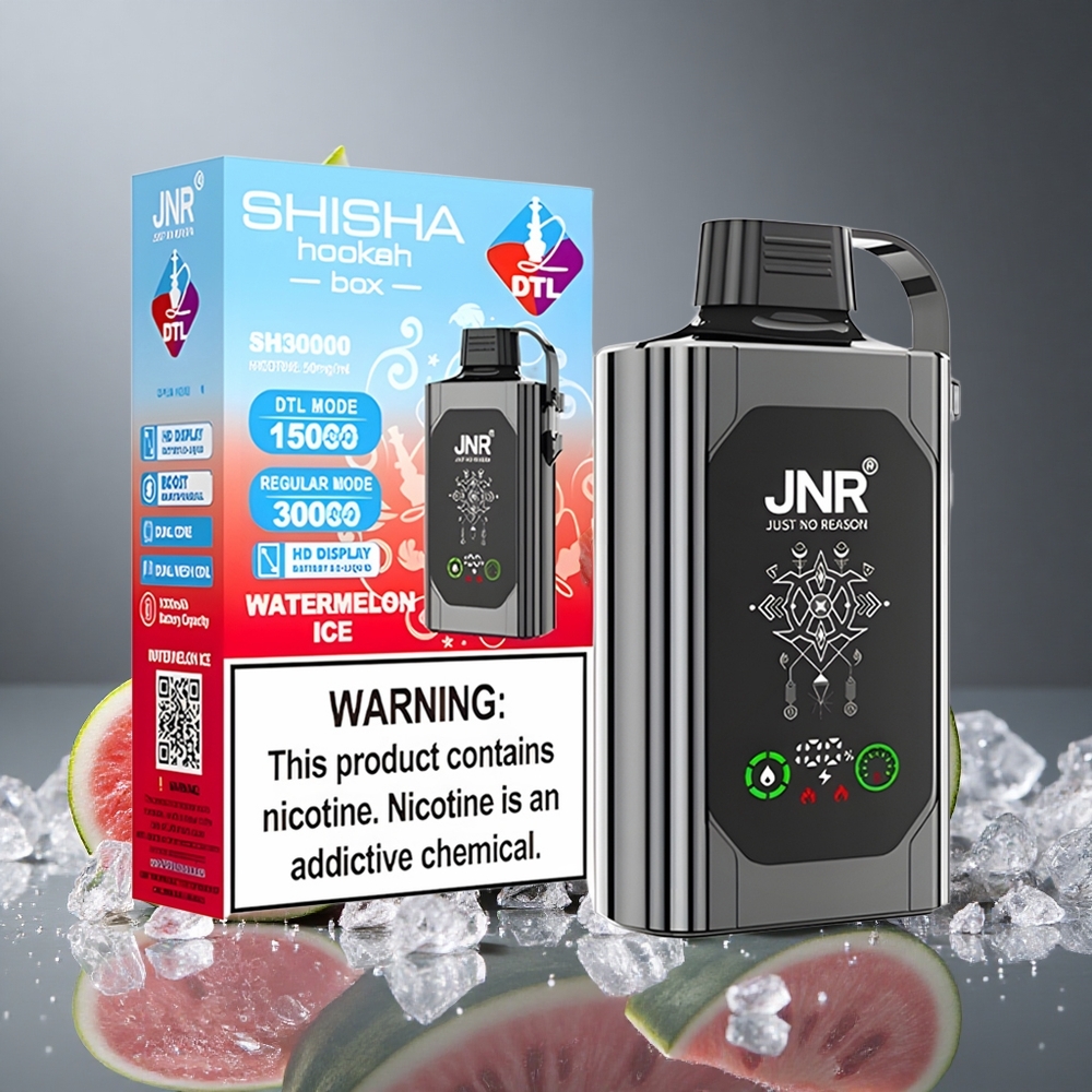 JNR Shisha Hookah Box 20500 パフス デュアルメッシュコイル ウォーターメロンアイス