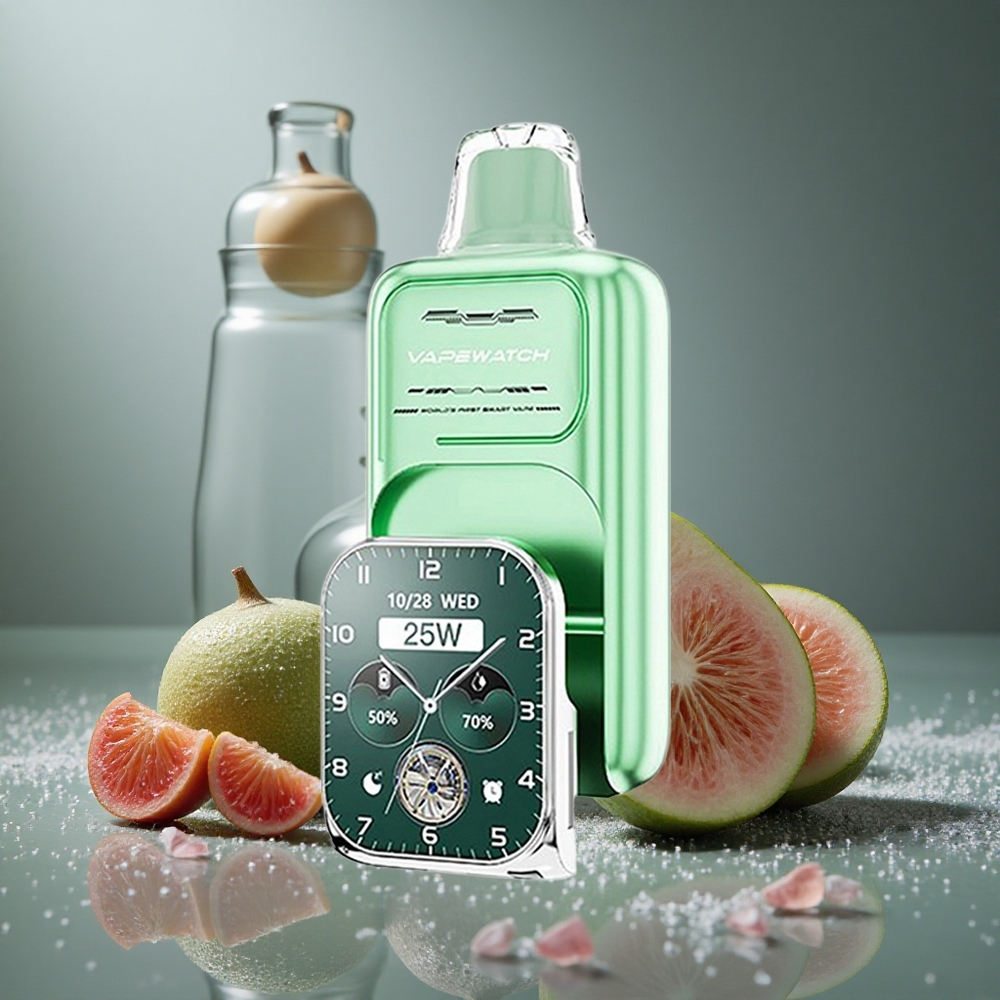 JNR Vape Watch 30000 パフ マイアミミント 1000mAh 19mL