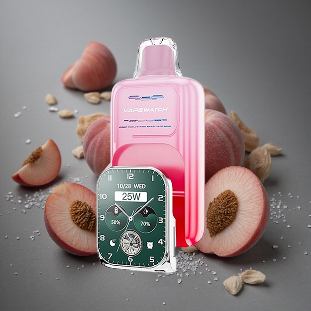 JNR Vape Watch 30000パフ ジョージアピーチ 1000mAh 19mL