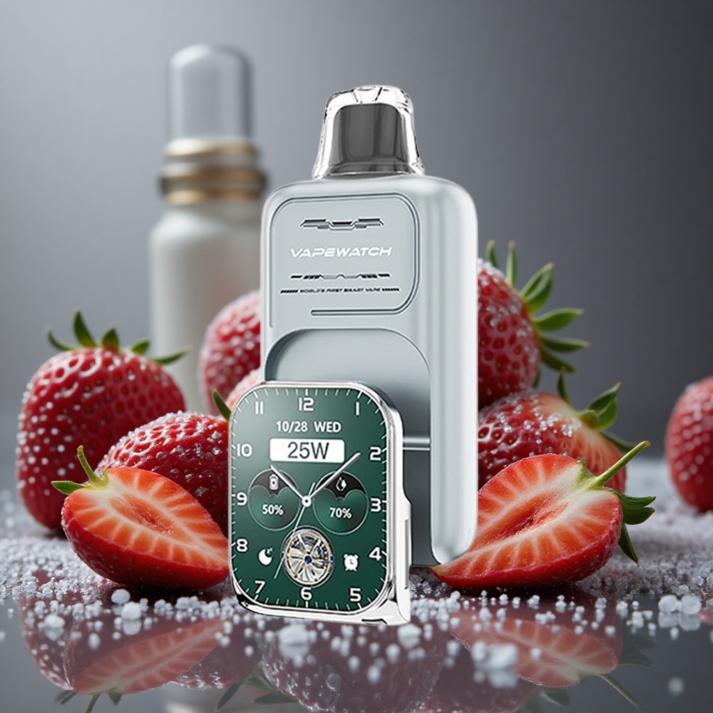 JNR Vape Watch 30000パフス ストロベリーアイス 1000mAh 19mL