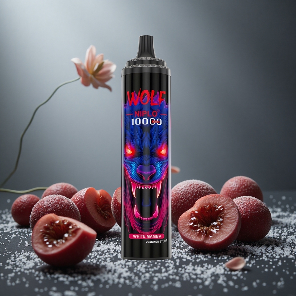 JNR Wolf Niplo 10000 Puffs ホワイトマンバ 10Ωメッシュコイル 20ml