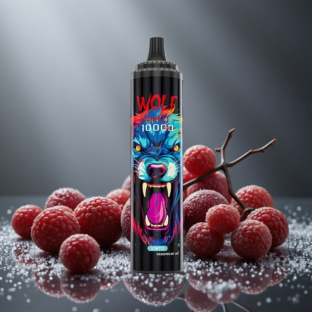 JNR Wolf Niplo 10000パフ 20ml Vimto（ヴィムト） タイプC急速充電