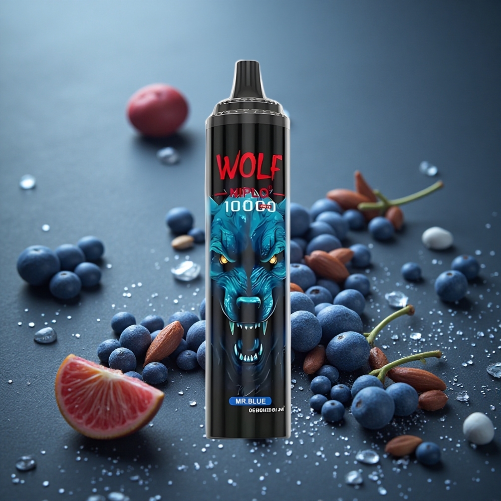 JNR Wolf Niplo 10000パフ 20ml ブルー