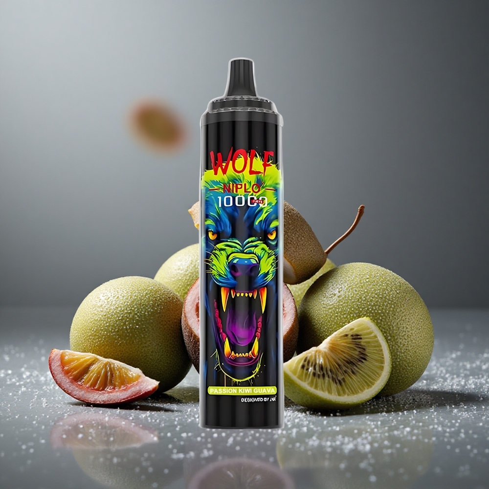 JNR Wolf Niplo 10000パフ パッションフルーツグアバ 20ml 650mAh